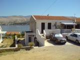 Apartman 4 fő részére a város Pag, Vodice település, a harmadik sorban a tengertől, terasszal...